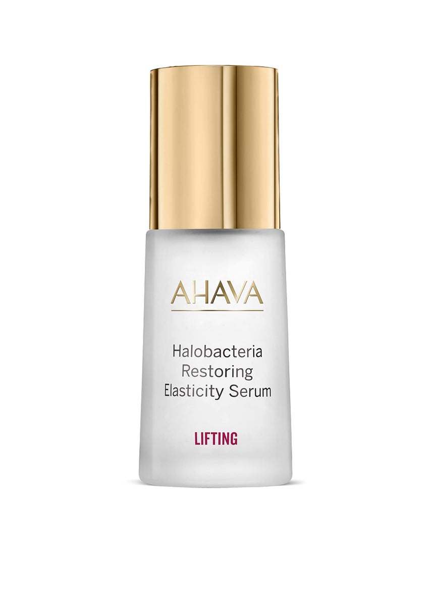 AHAVA Halobacteria Restoring Elasticity Serum - Anti-Aging, Lifts, Firms & Smoothes stressed, mature skin, restores elasticity, increase radiance, with Osmoter, 3D Complex & Hamamelis, 1 Fl.Oz