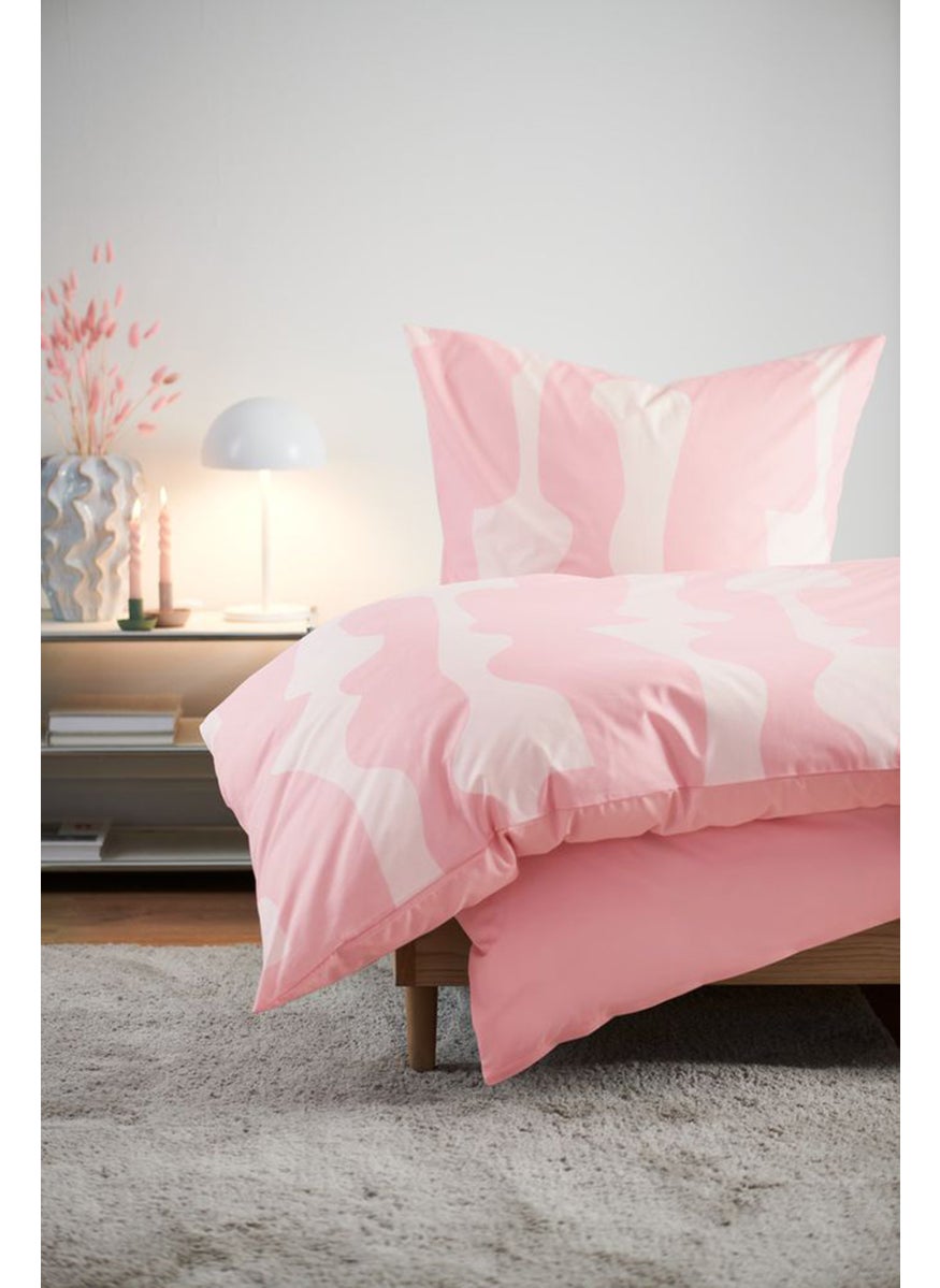 Premium Cotton Duvet Set 160 x 210 cm, Pink