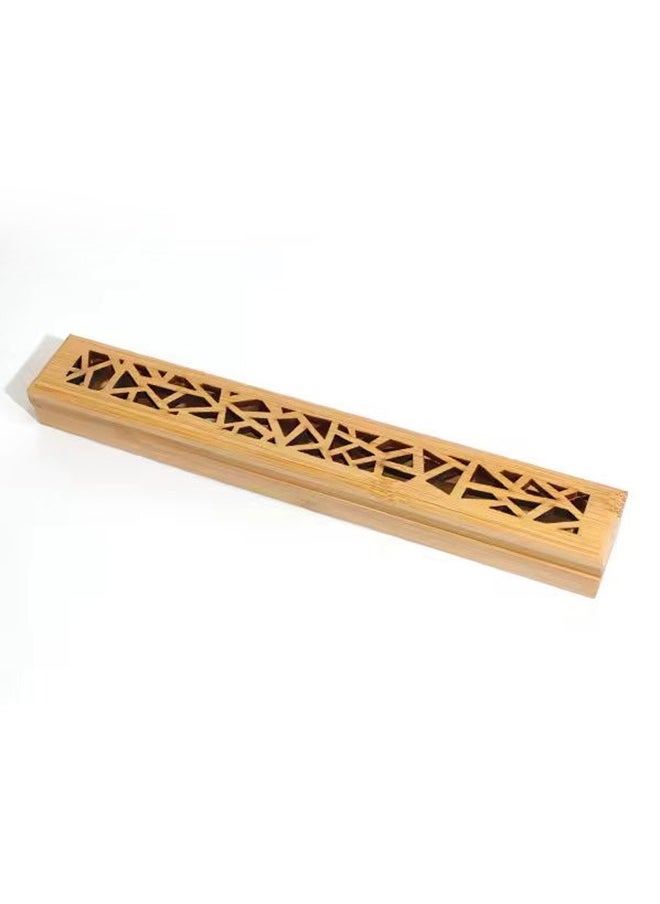 5-Piece Box Desktop Incense Holder Wooden Incense Plate Decorative Incense Stick Holder Vintage Incense Burner Wooden Censer Burner Compact Incense Stick Holder Home Supplies Censer Holder