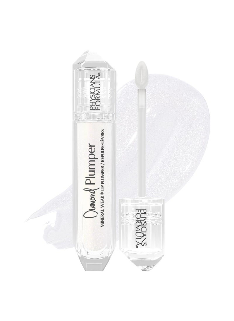 Physicians Formula Mineral Wear Diamond Lip Plumper Gloss Dermatologist Tested Diamond Marquise