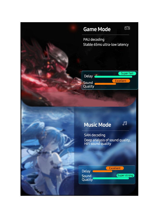 Bluetooth 5.0 Gaming In-Ear Earbuds