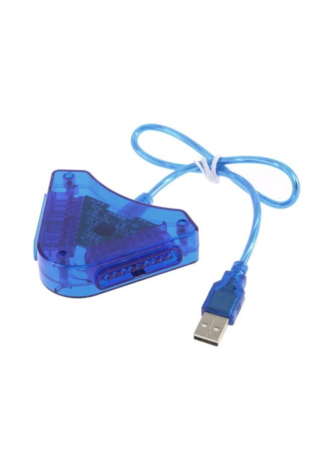 USB Dual Player Wired Converter Adapter For PS2 Game Controller