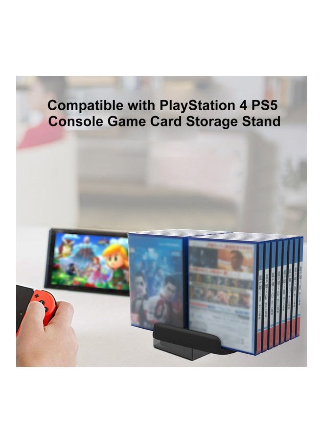 PS4 Slim Console Game Card Box Storage Stand Holder,Game Card bracket Large Capacity portable Game Card Box Game CD Storage Stand Holder Bracket for PS4/SLIM/PRO,durable