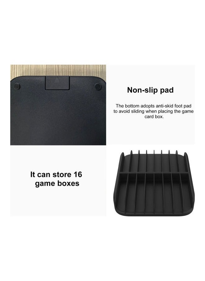 PS4 Slim Console Game Card Box Storage Stand Holder,Game Card bracket Large Capacity portable Game Card Box Game CD Storage Stand Holder Bracket for PS4/SLIM/PRO,durable