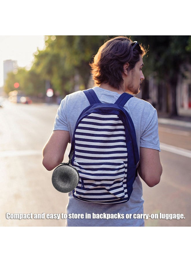 Waterproof Portable Storage Watch Travel Case Grey 10.00 x 3.80 x 5.60cm