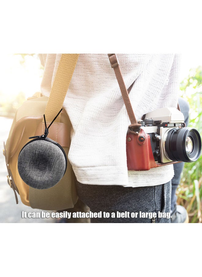 Waterproof Portable Storage Watch Travel Case Grey 10.00 x 3.80 x 5.60cm