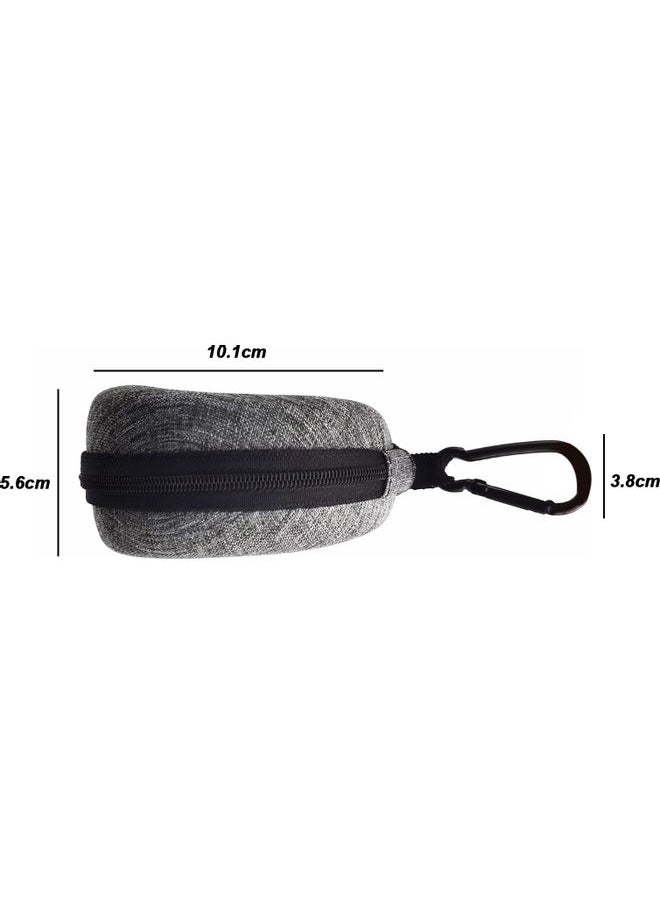 Waterproof Portable Storage Watch Travel Case Grey 10.00 x 3.80 x 5.60cm