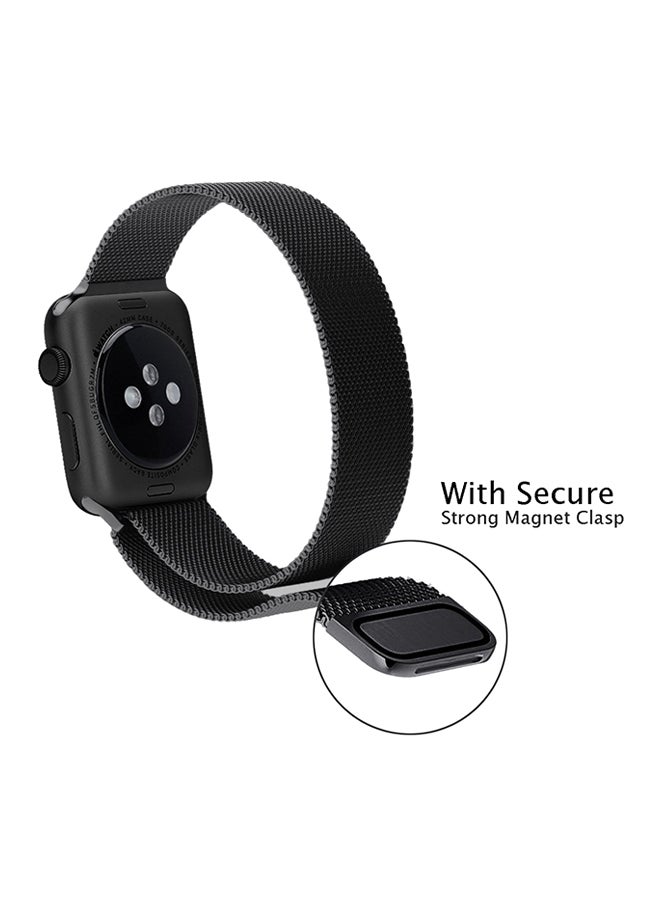 Milanese Strap For  Watch Space Black