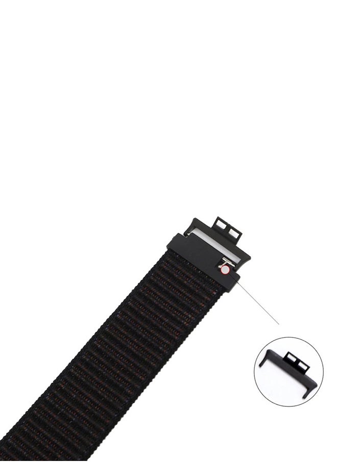 Nylon Replacement  Band For Huawei Watch Fit Black