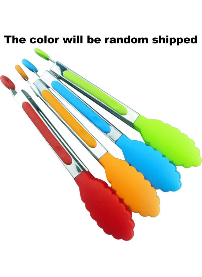8 Inch Silicone Tongs Mini Kitchen Tongs with Silicone Tips Small Serving Tongs Stainless Steel Cooking Tongs for Salad, Grilling, Frying and Cooking Random Color multicolour 20.00*2.50*3.00cm