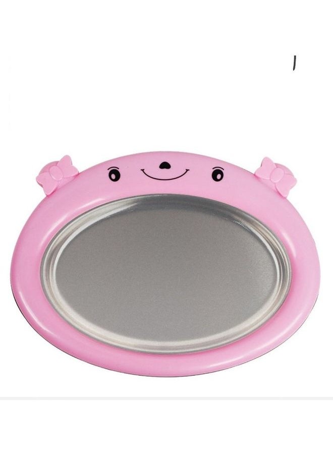 3-Piece Fried Ice Machine Mini Plate Pink