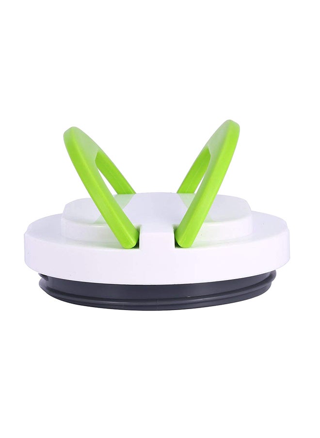 3 Layers Thermal Insulated Lunch Box White/Green 11x23.5centimeter