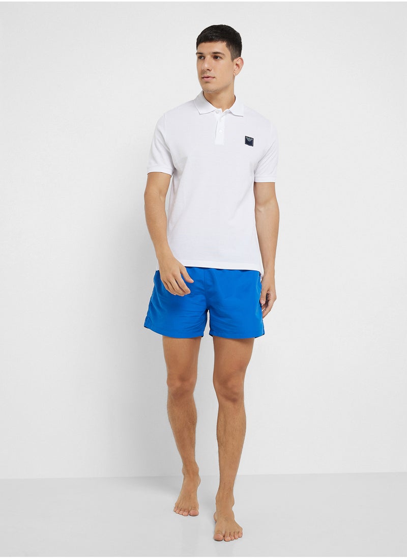 Beachwear Logo Polo Shirt