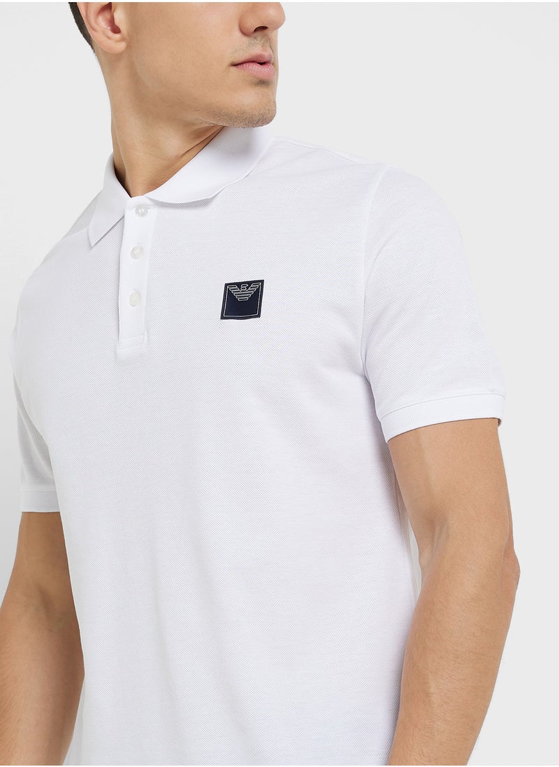 Beachwear Logo Polo Shirt