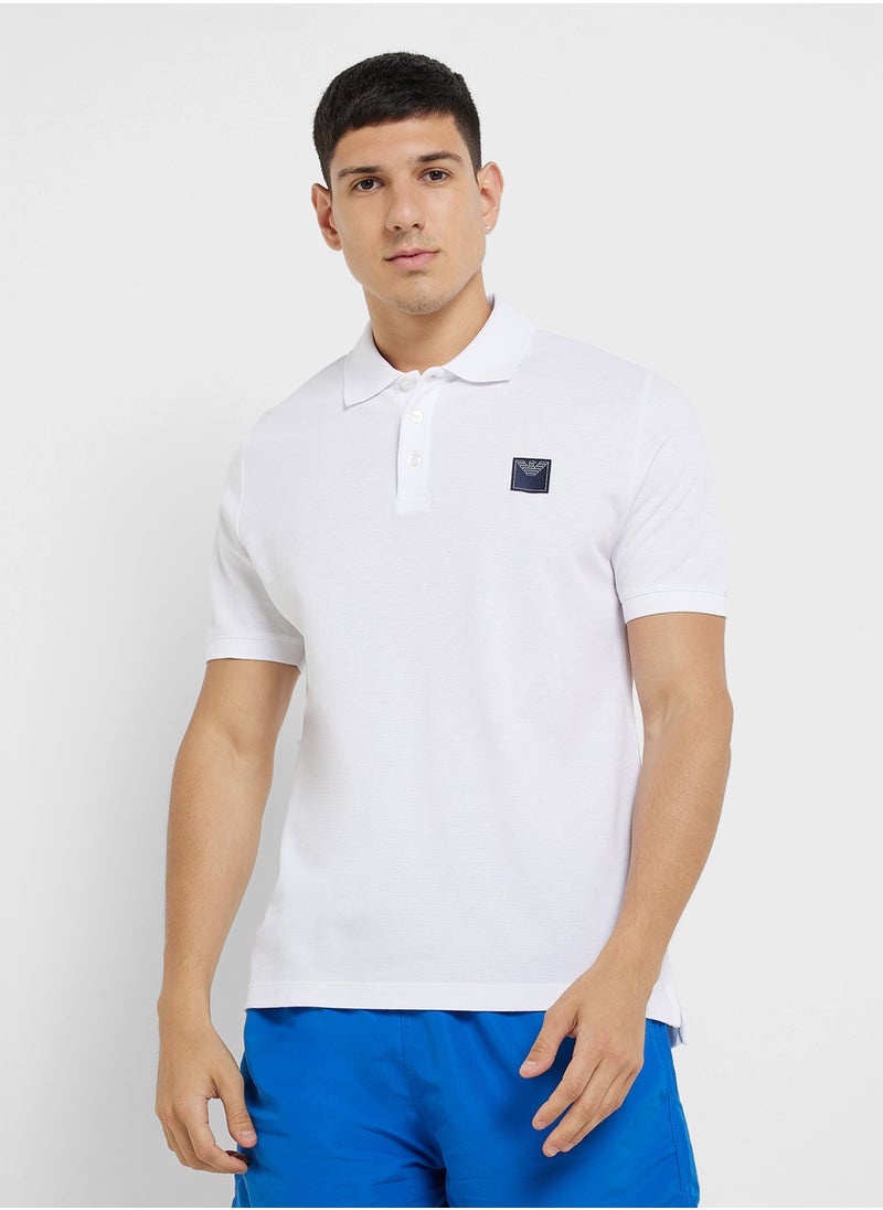 Beachwear Logo Polo Shirt