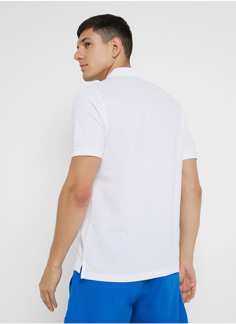 Beachwear Logo Polo Shirt