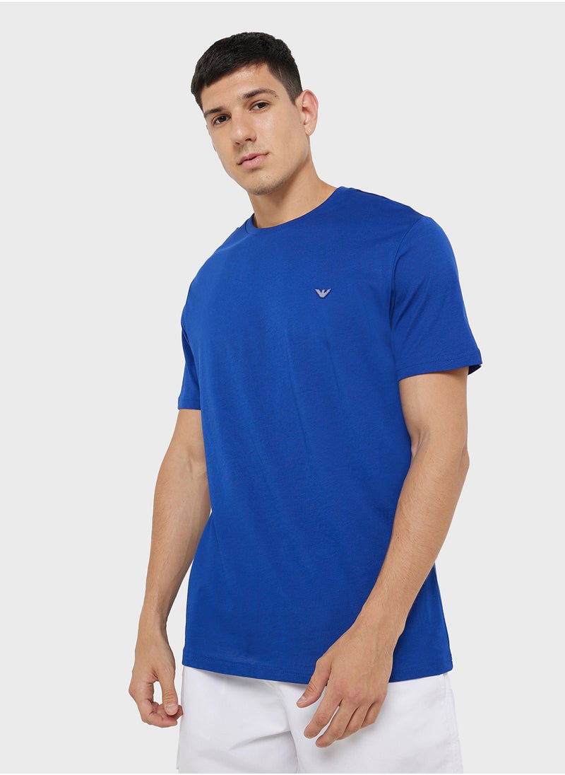 Beachwear Logo Crew Neck T-Shirt