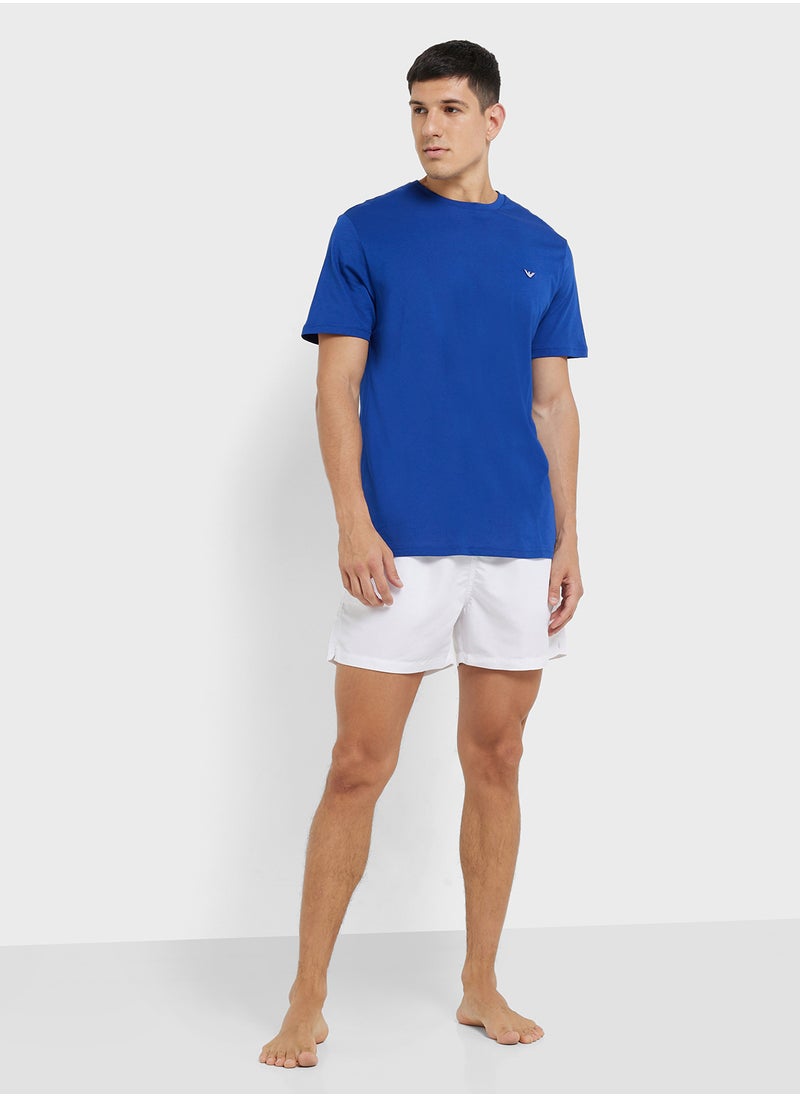 Beachwear Logo Crew Neck T-Shirt
