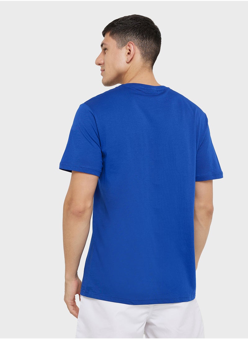 Beachwear Logo Crew Neck T-Shirt