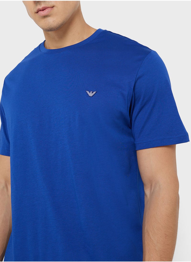 Beachwear Logo Crew Neck T-Shirt