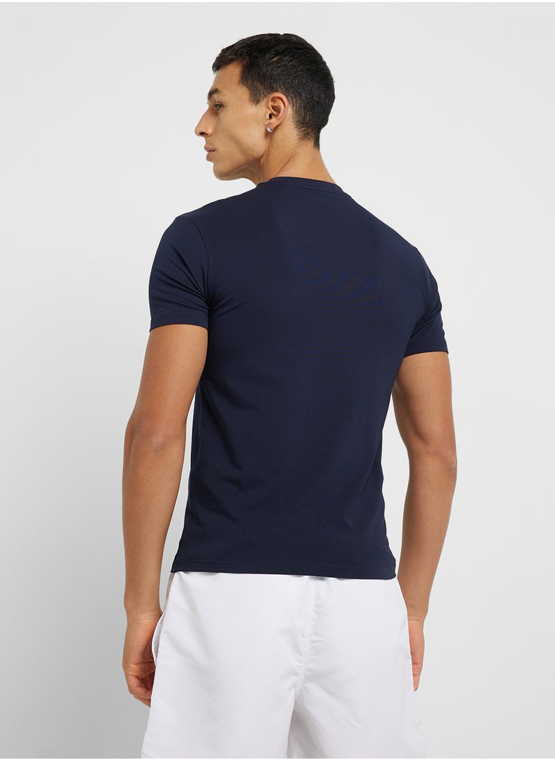 Beachwear Logo Crew Neck T-Shirt