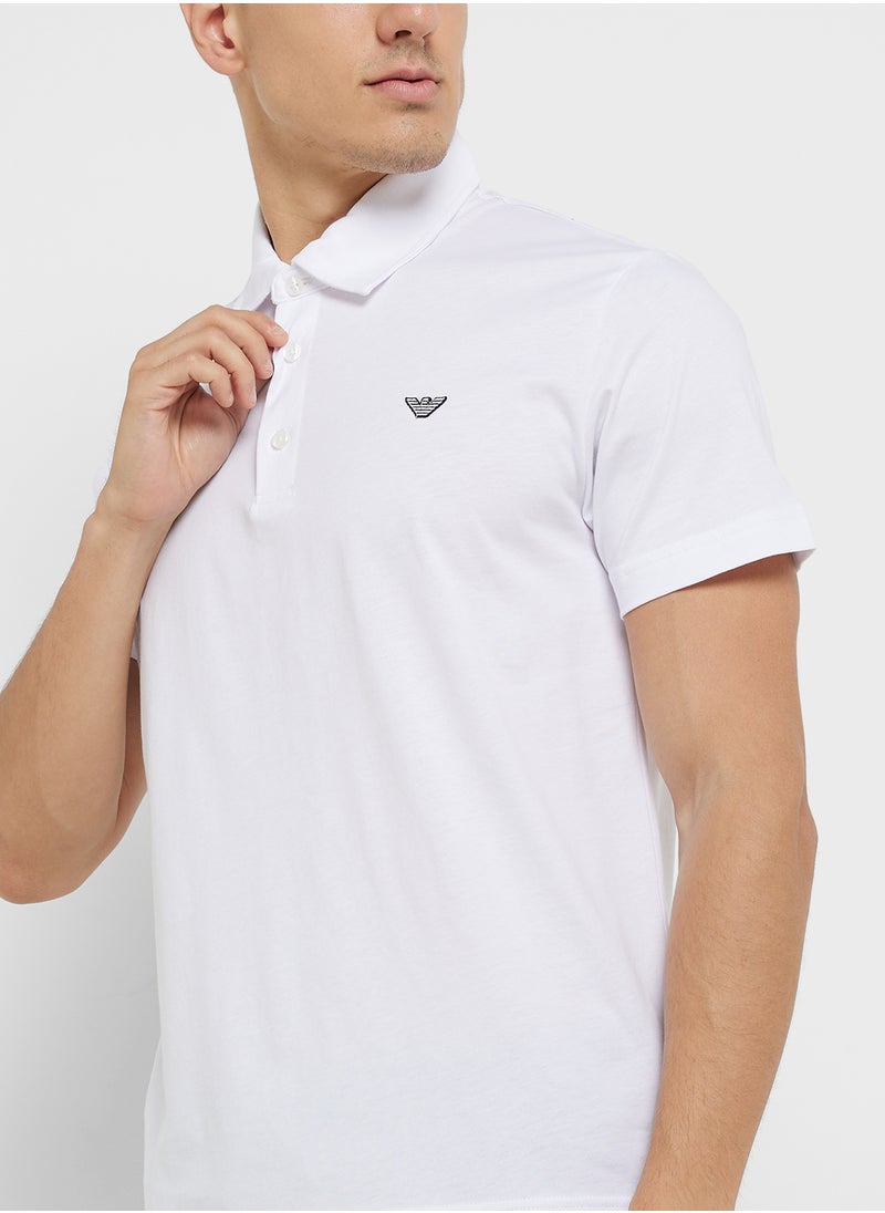 Beachwear Logo Polo Shirt