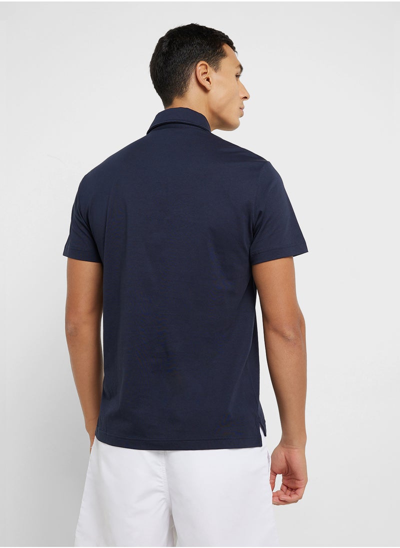 Beachwear Logo Polo Shirt