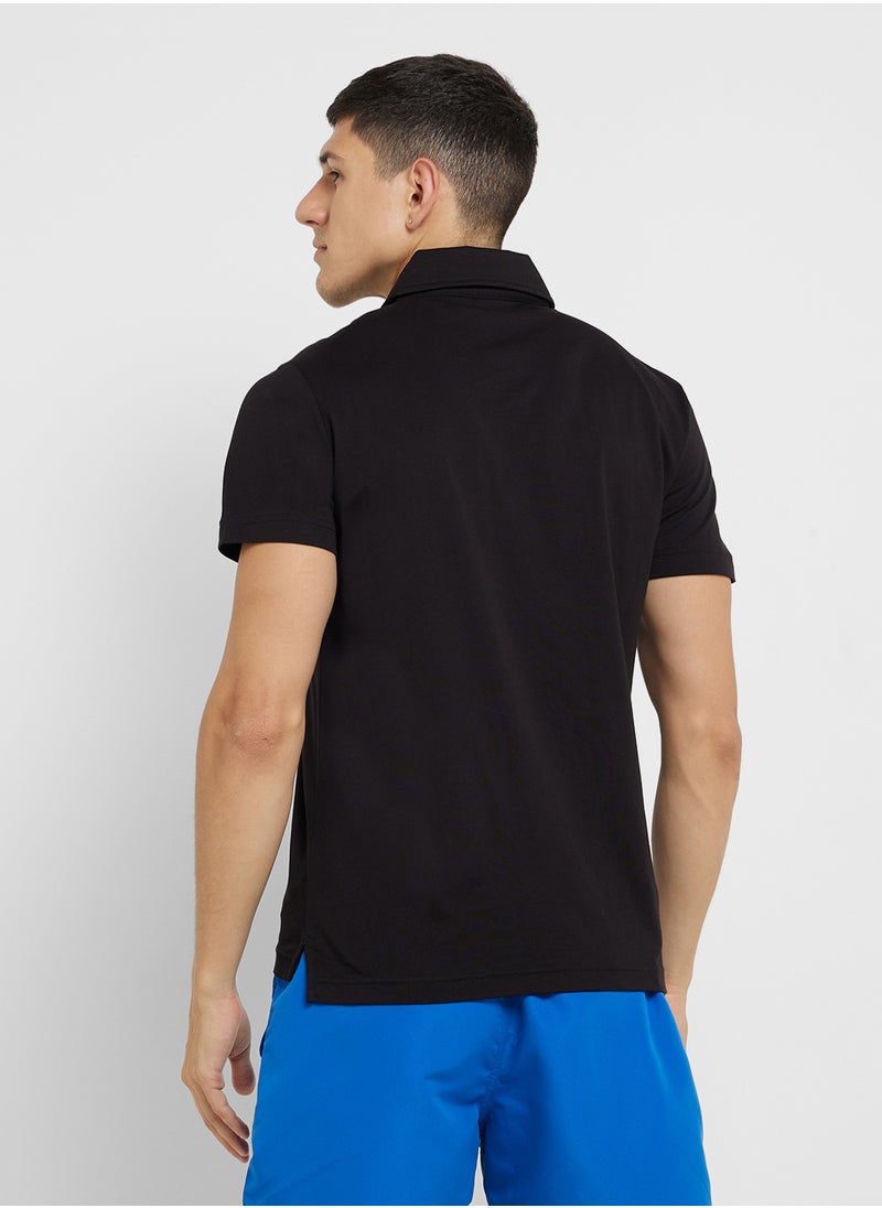 Beachwear Logo Polo Shirt