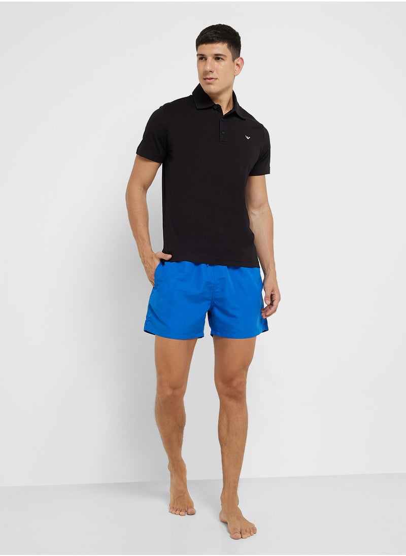 Beachwear Logo Polo Shirt