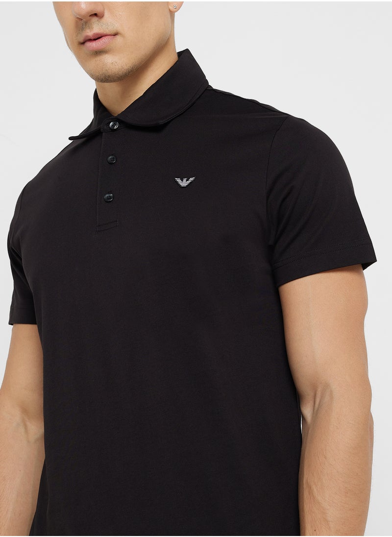 Beachwear Logo Polo Shirt