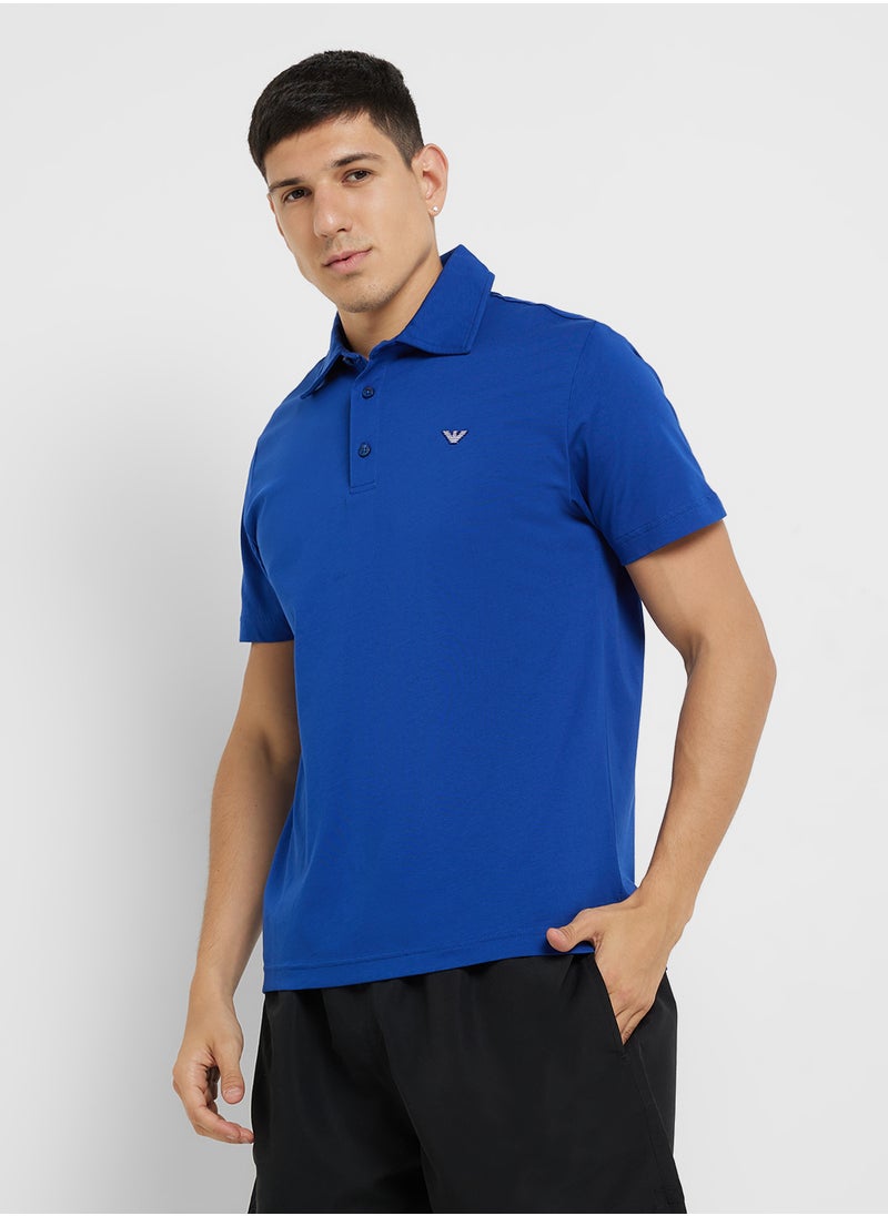 Beachwear Logo Polo Shirt