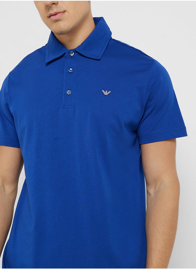 Beachwear Logo Polo Shirt