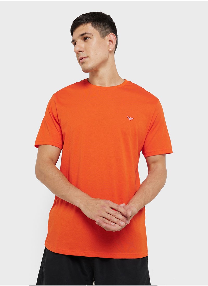 Beachwear Logo Crew Neck T-Shirt