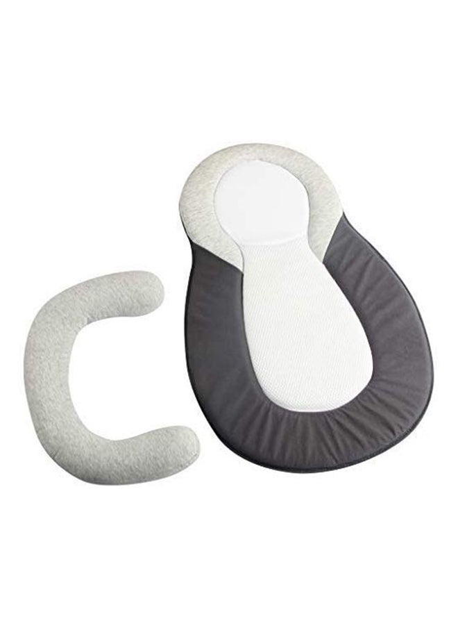 Baby Orthopedic Pillow For Flat Head Syndrome Prevention Anti - Roll Adjustable Crib Mattress