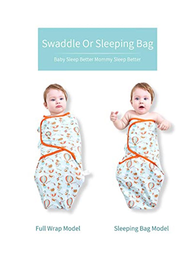 2-Piece Pattern Printed Comfortable Swaddle Set