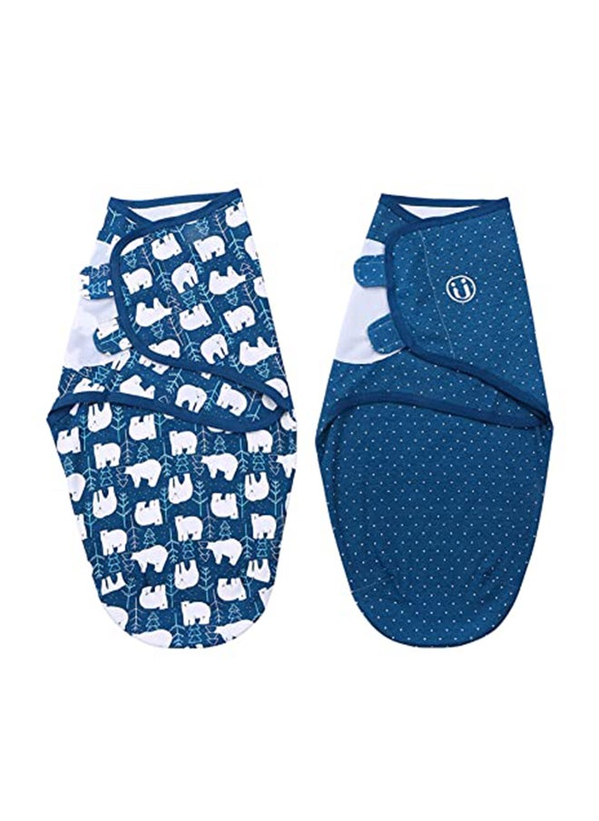 2-Piece Pattern Printed Comfortable Swaddle Set