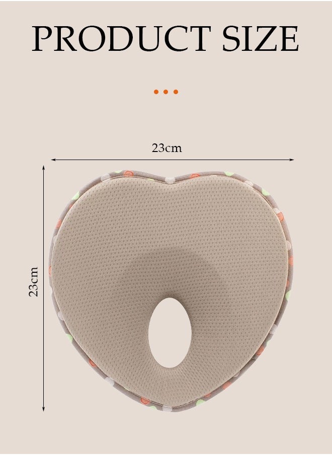 Flat Head Baby Pillow to Prevent Flat Head Infant Head Neck Support Cushion Pad Infant Pillow to Prevent Flat Head Baby Head Shaping Pillow, Baby Pillows for Sleeping for Newborn