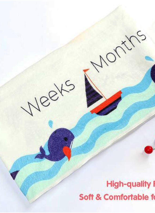 Watch Me Grow Baby Milestone Blanket