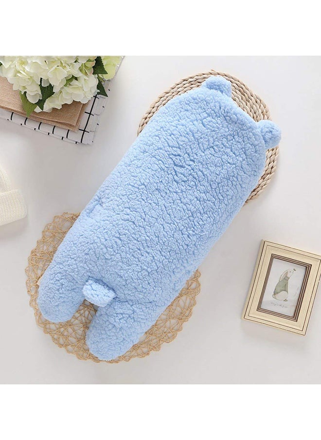 Comfortable Unicorn Design Hooded Swaddle Wrapping Blanket For Baby - Blue