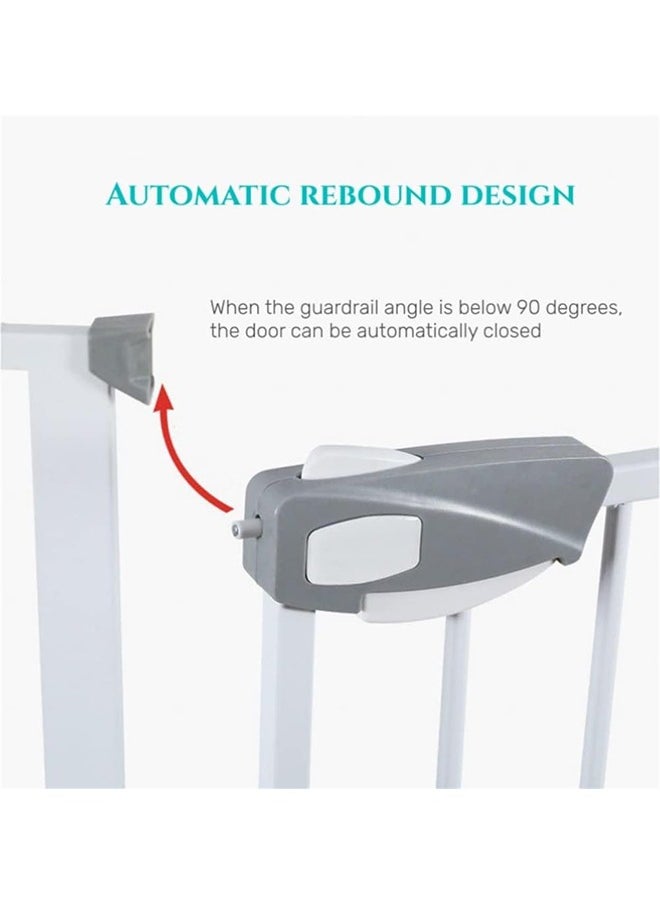 Safety Gate Baby Gate, Auto Close Indoor Safety Gates For Doorway Hallway And Stair Use, Safety Gate Height