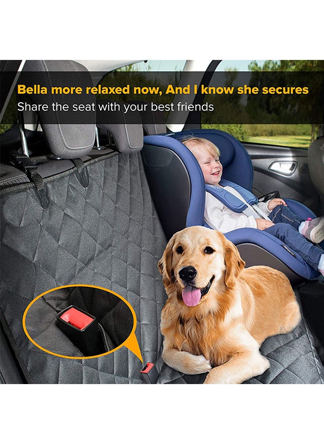 Dog Back Seat Cover Protector Orange/Black 50x3x32cm