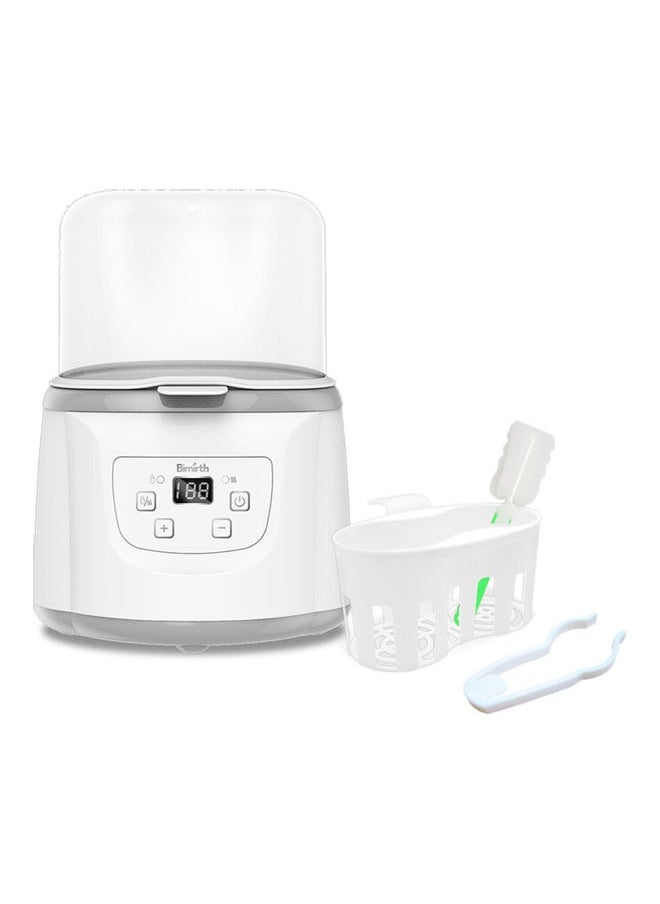 Baby Bottle Warmer 5-in-1 Digital Baby Food Heater with Timer Digital Display Double Bottle Steam Sterilizer Defrosting Portable Warmer for Breastmilk and Formula