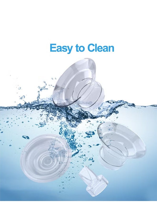 Premium 9-Piece Breast Pump Insert Kit with 5 Sizes (13/15/17/19/21mm) + Silicone Diaphragm u0026 Duckbill Valves | Universal Fit for 24mm Shields | BPA-Free Comfort for Pain-Free Pumping