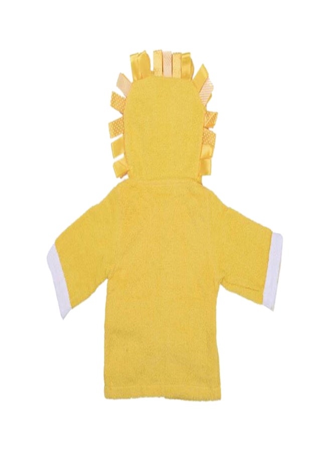 Lion Print Cotton Bathrobe