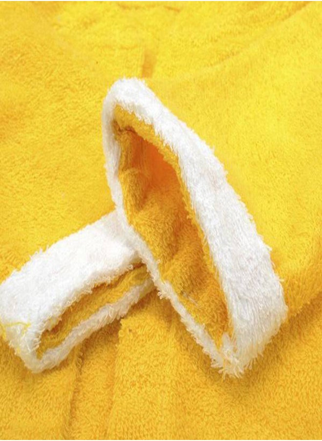 Lion Print Cotton Bathrobe