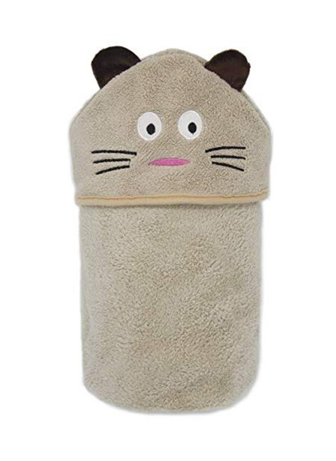Animal Face Hooded Bath Towel