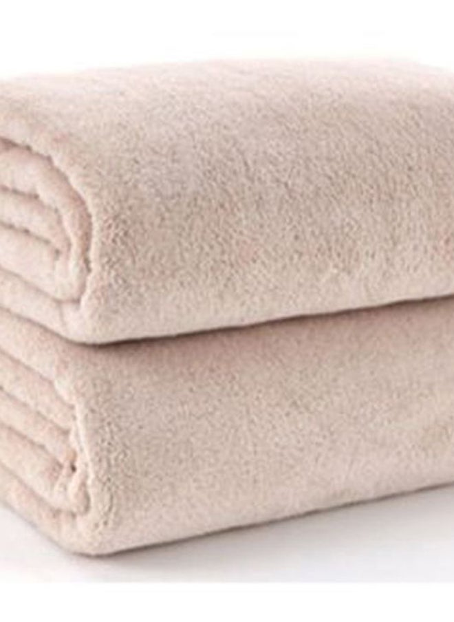 2-Piece Micron Anti-Skid Yarn Baby Bath Towel Set
