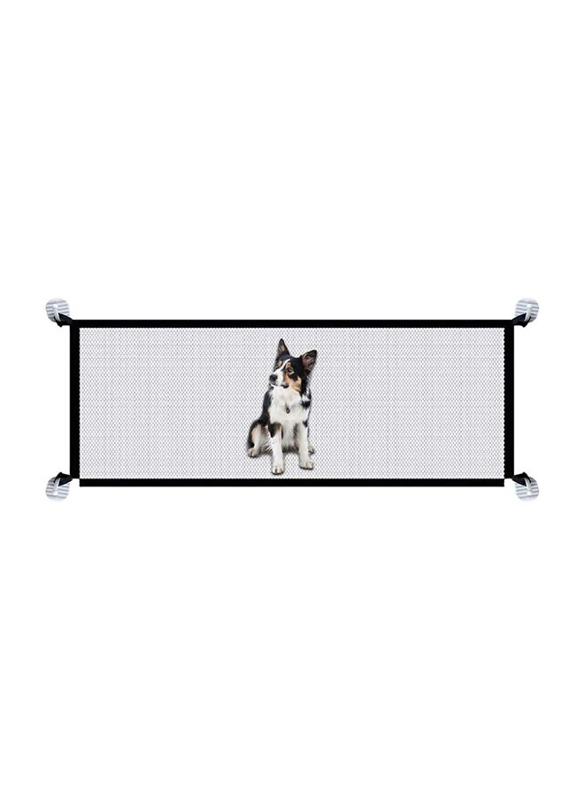Ultra Durable Mesh Baby Safety Gate With 4 Sticky Wall Hooks for Easy Installation - Size 180x72 cm