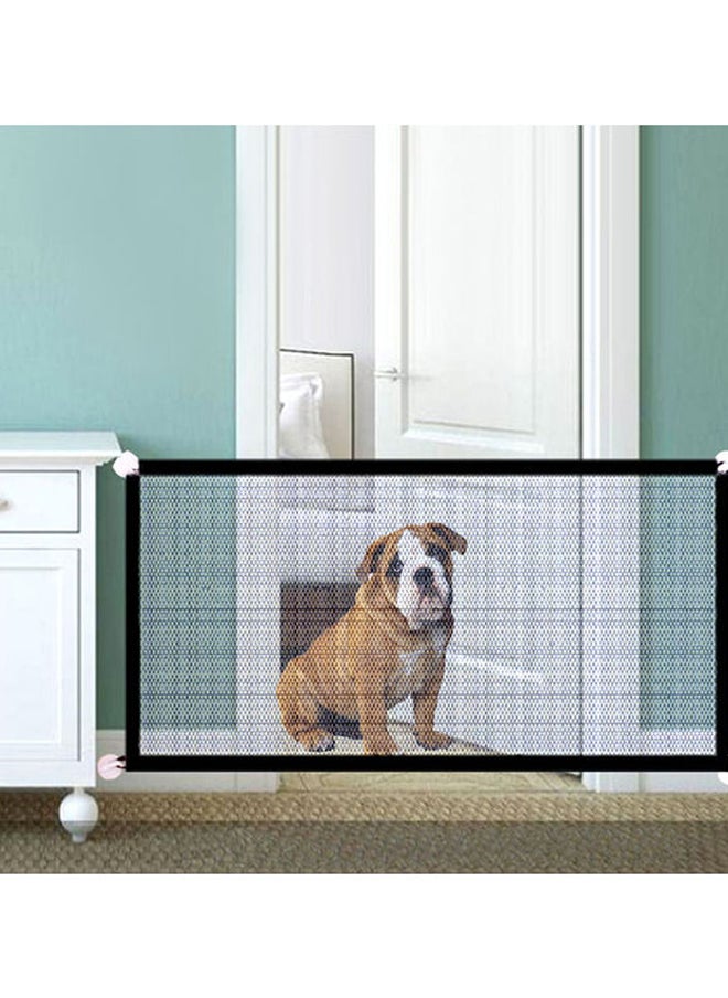 Ultra Durable Mesh Baby Safety Gate With 4 Sticky Wall Hooks for Easy Installation - Size 180x72 cm