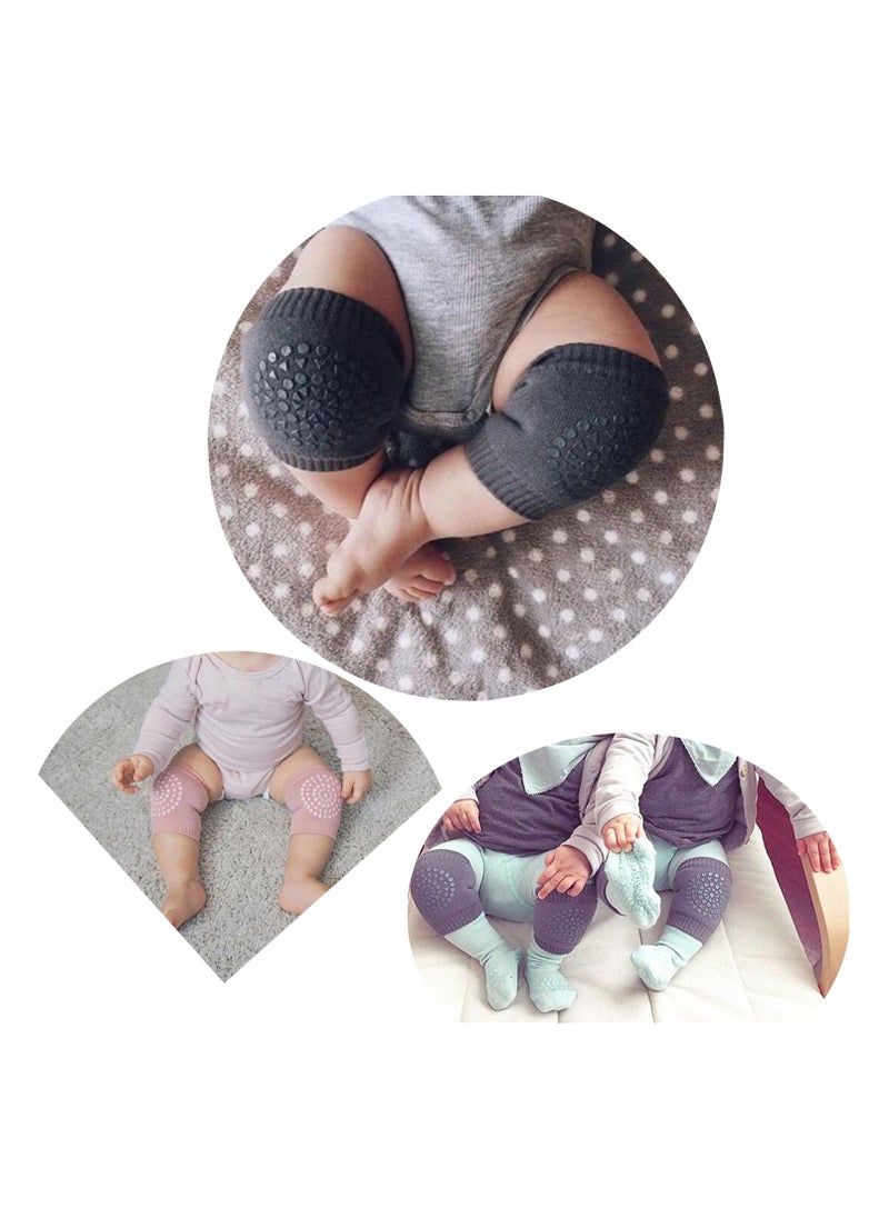 5 Pairs Baby Crawling Anti Slip Knee Pads,Baby Knee Protectors Toddlers Leg Warmers